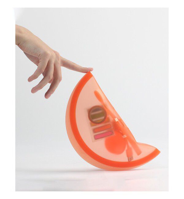 BEAMS「BDCI design studio / Calzone Medium」|ポーチ|Florida_Orange