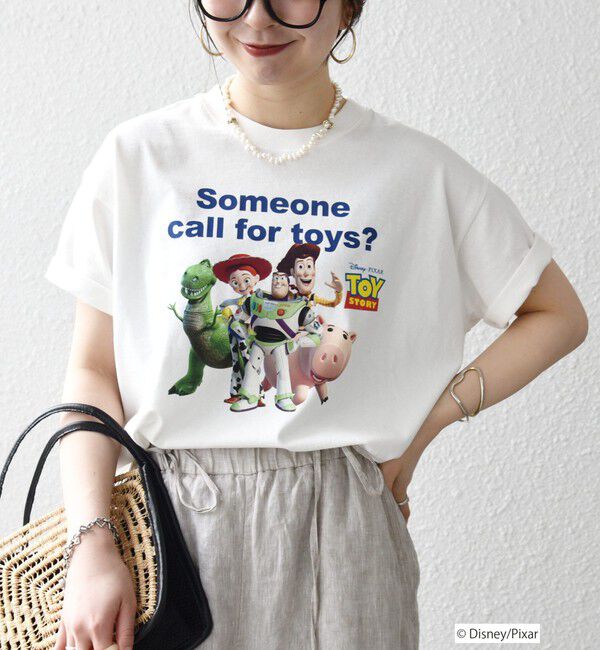 SHIPS any「SHIPS any:〈洗濯機可能〉TOYSTORY/トイ・ストーリー/ プリント ロゴ TEE」|Tシャツ・カットソー|