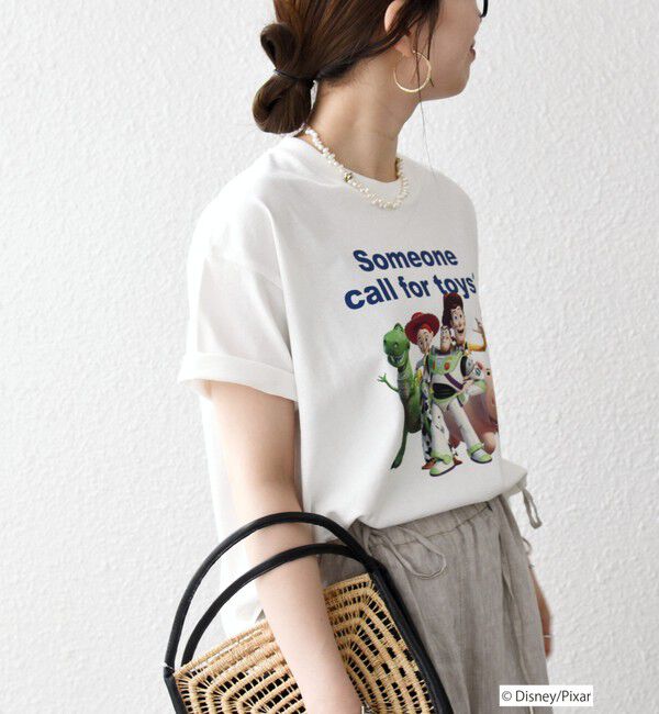 SHIPS any「SHIPS any:〈洗濯機可能〉TOYSTORY/トイ・ストーリー/ プリント ロゴ TEE」|Tシャツ・カットソー|