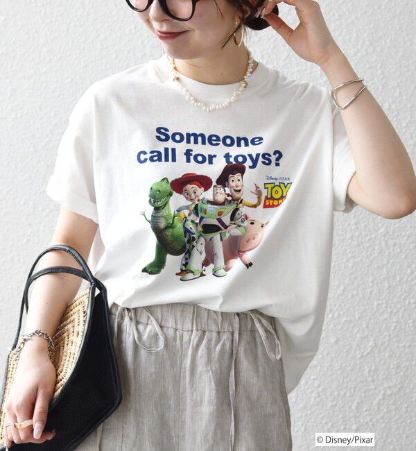 SHIPS any「SHIPS any:〈洗濯機可能〉TOYSTORY/トイ・ストーリー/ プリント ロゴ TEE」|Tシャツ・カットソー|