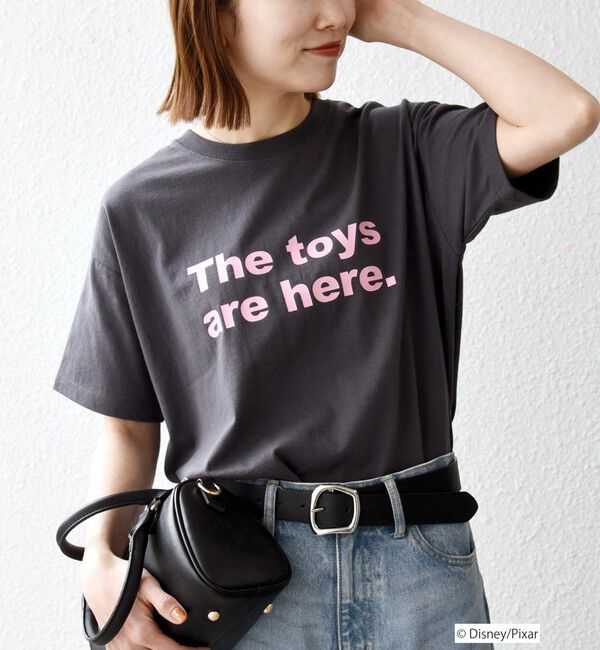 SHIPS any「SHIPS any:〈洗濯機可能〉TOYSTORY/トイ・ストーリー/ プリント ロゴ TEE」|Tシャツ・カットソー|