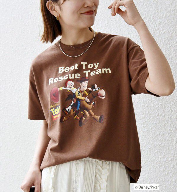 SHIPS any「SHIPS any:〈洗濯機可能〉TOYSTORY/トイ・ストーリー/ プリント ロゴ TEE」|Tシャツ・カットソー|