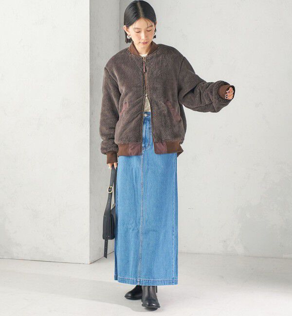 SHIPS for women「《予約》【SHIPS別注】ARMY TWILL: リバーシブル フリース ブルゾン」|ブルゾン・スタジャン|