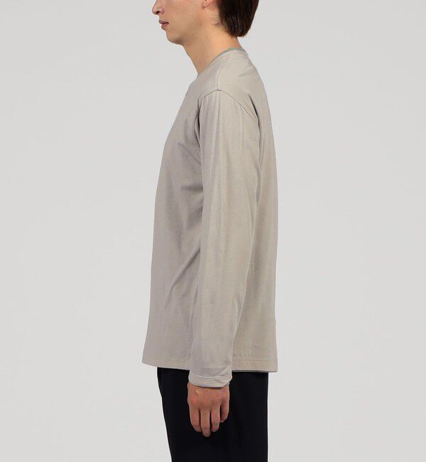 TOMORROWLAND MENS「ストレッチ天竺 レイヤードカットソー」|Tシャツ・カットソー|