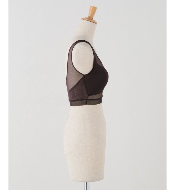 IENA「NICENICE MOMENT/ナイスナイスモーメント MESH BRA TANK NNM3-25SS-012」|インナー|