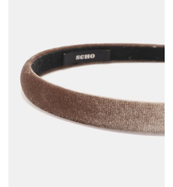 IENA「SCHO/ショー SMOKE HAIRBAND ヘアバンド FW24-HB-BLA-SMO」|その他|