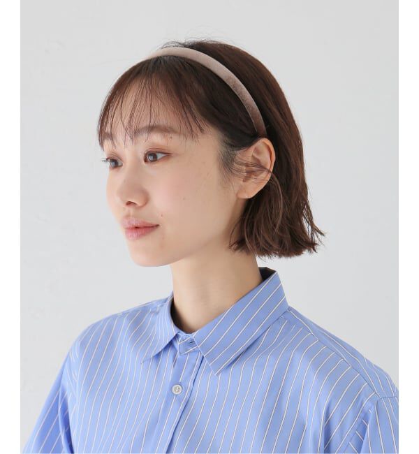 IENA「SCHO/ショー SMOKE HAIRBAND ヘアバンド FW24-HB-BLA-SMO」|その他|