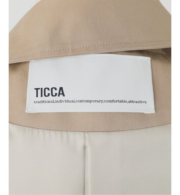 VERMEIL par iena「《予約》TICCA ティッカ テントトレンチコート 261410161」|トレンチコート|