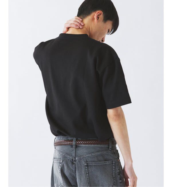JOURNAL STANDARD relume「UNIVERSAL OVERALL 別注 ブラックラベル ポンチTシャツ」|Tシャツ・カットソー|