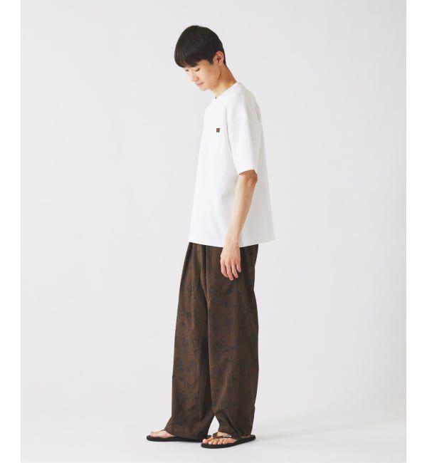 JOURNAL STANDARD relume「UNIVERSAL OVERALL 別注 ブラックラベル ポンチTシャツ」|Tシャツ・カットソー|
