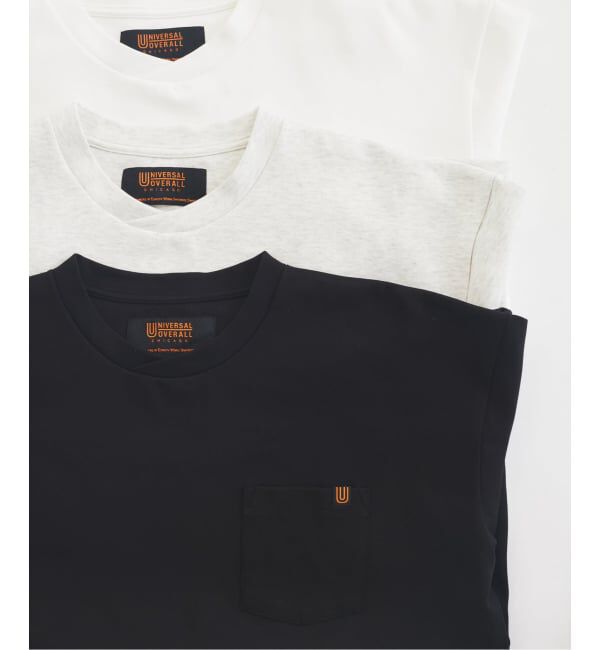JOURNAL STANDARD relume「UNIVERSAL OVERALL 別注 ブラックラベル ポンチTシャツ」|Tシャツ・カットソー|