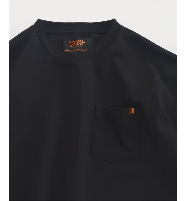 JOURNAL STANDARD relume「UNIVERSAL OVERALL 別注 ブラックラベル ポンチTシャツ」|Tシャツ・カットソー|