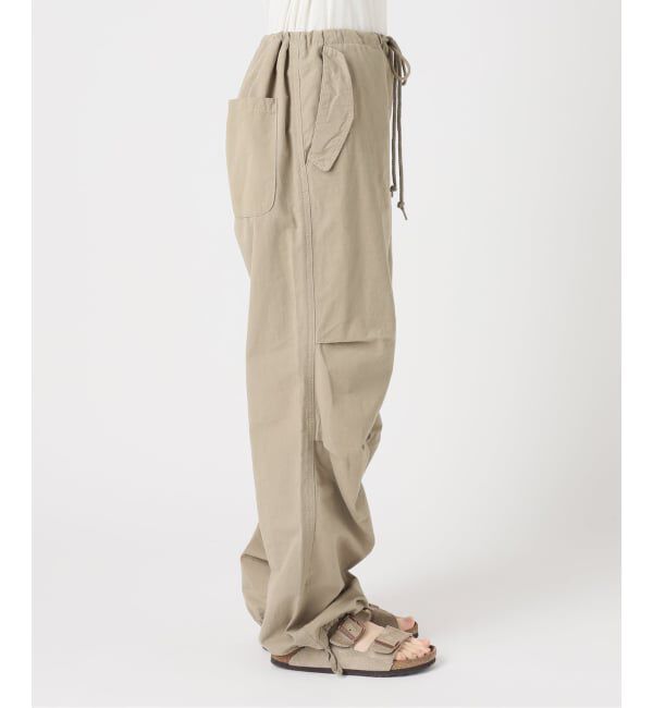 FRAMeWORK「TOP KHAKI/トップカーキ  パラシュートパンツ」|カーゴ|