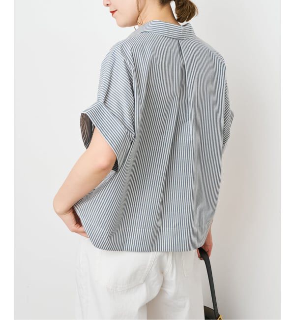 Spick and Span「ハーフスリーブポプリンシャツ」|シャツ・ブラウス|