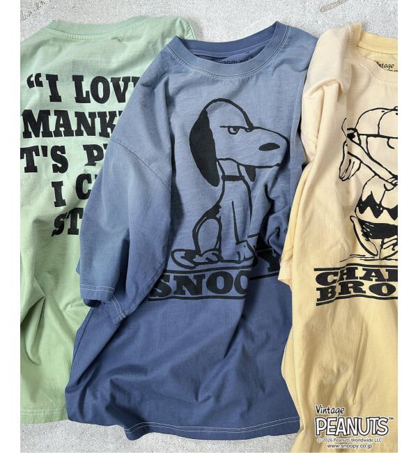 FRAMeWORK「≪予約≫JOHNBULL/ジョンブル PEANUTS SNOOPY TEE」|Tシャツ・カットソー|