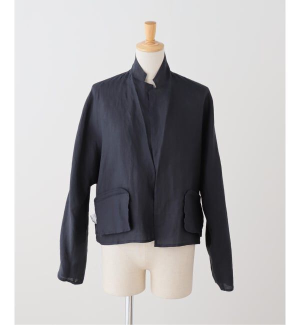 Spick and Span「TICCA / ティッカ リネンシャツジャケット」|テーラードジャケット|