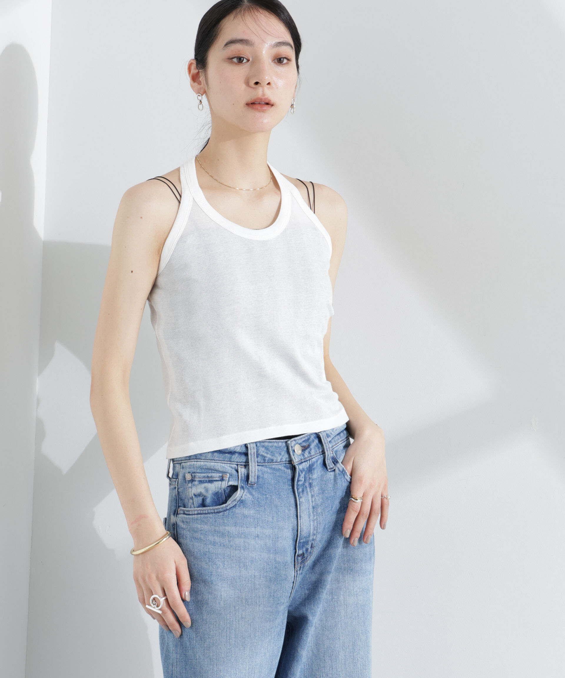 nano･universe「Robert P. Miller/Light Prib Halter tank」|Tシャツ・カットソー|