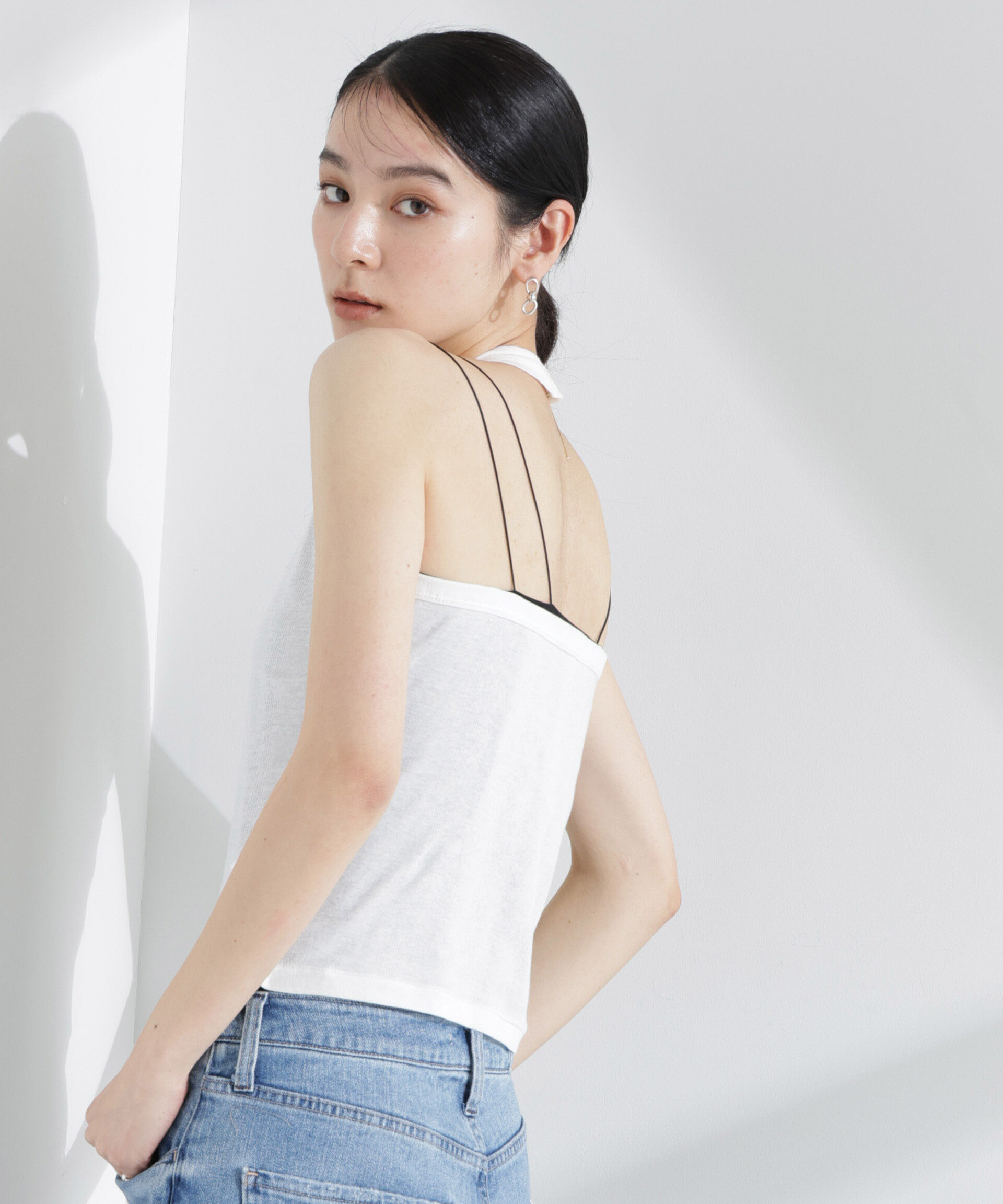 nano･universe「Robert P. Miller/Light Prib Halter tank」|Tシャツ・カットソー|