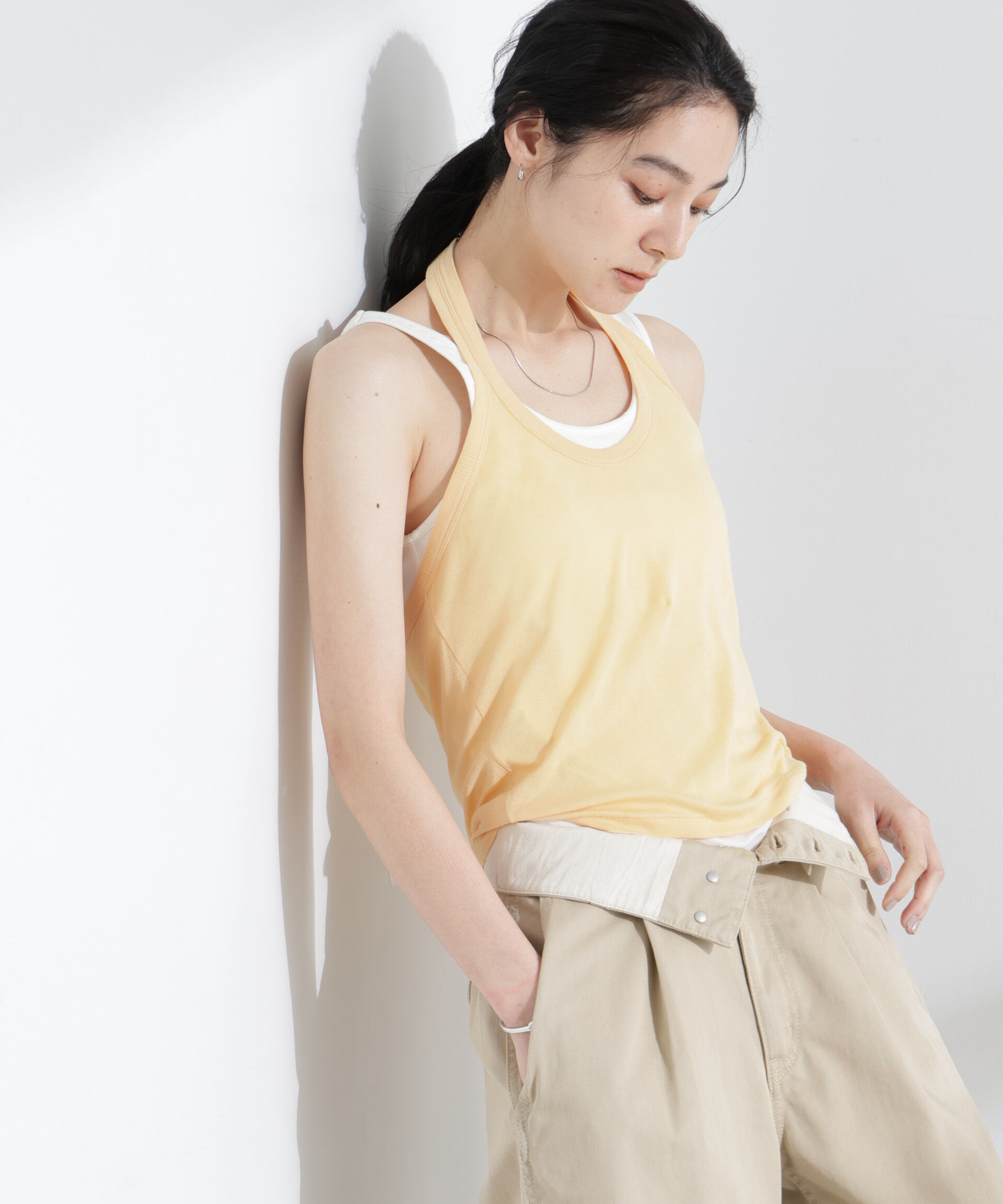 nano･universe「Robert P. Miller/Light Prib Halter tank」|Tシャツ・カットソー|