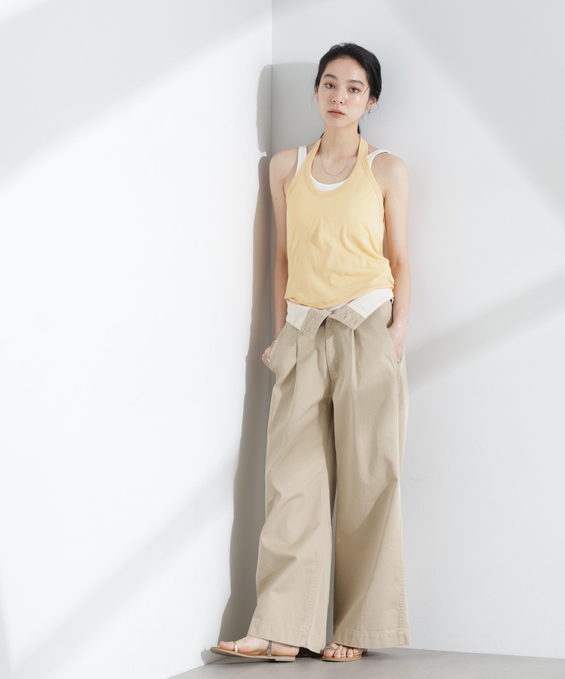 nano･universe「Robert P. Miller/Light Prib Halter tank」|Tシャツ・カットソー|