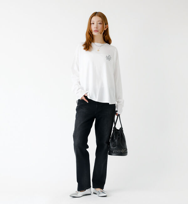 Rouge vif「【MICA&DEAL /マイカアンドディール】バックプリントロンT/カットソー/」|Tシャツ・カットソー|