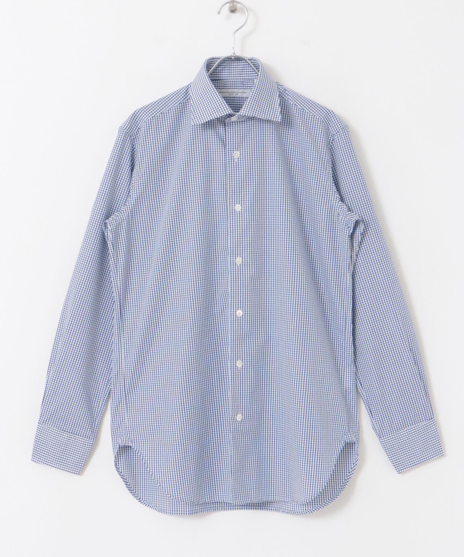 URBAN RESEARCH DOORS「『イージーケア』LIFE STYLE TAILOR　セミワイドチェックシャツ」|シャツ・ブラウス|