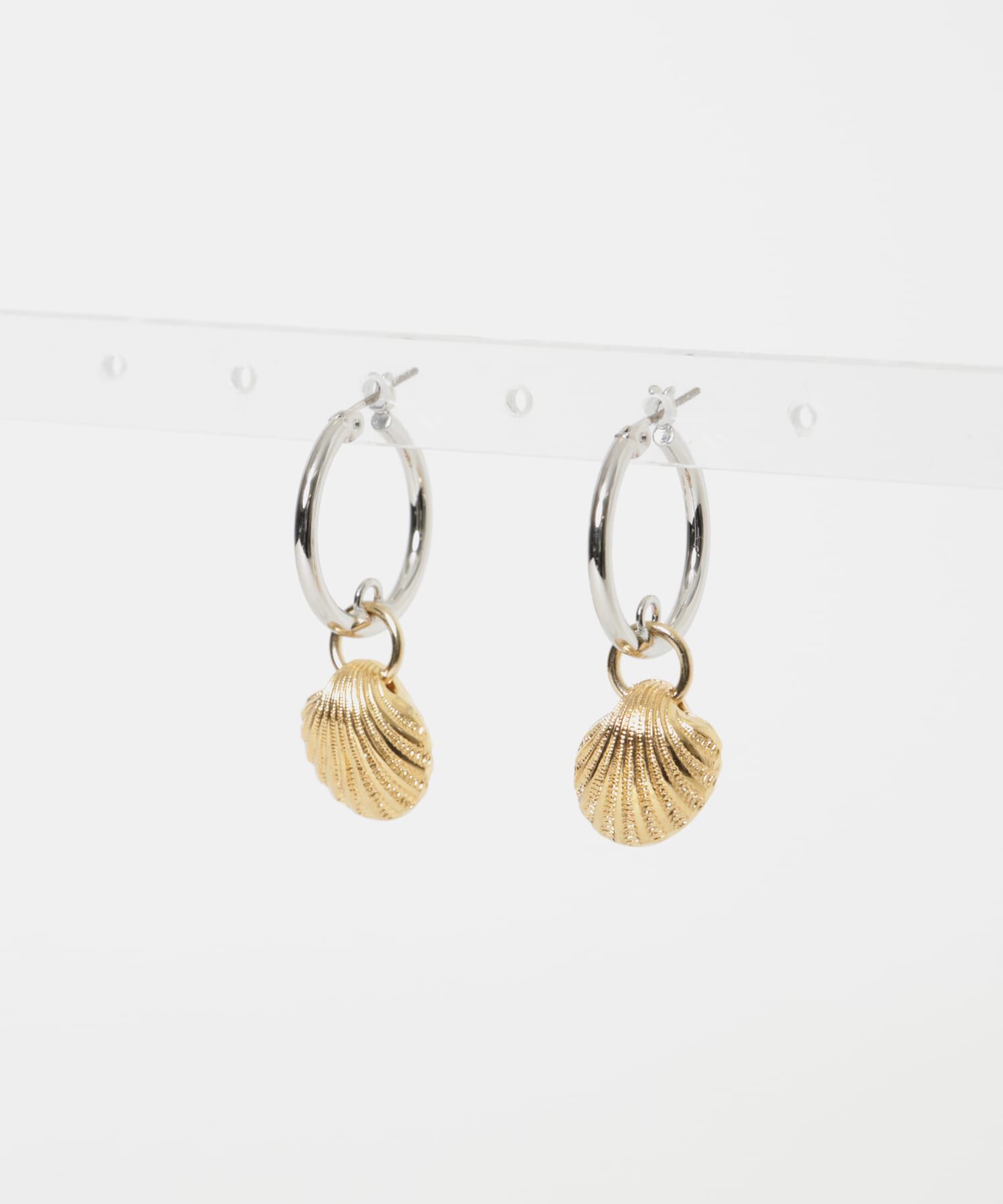URBAN RESEARCH「gren by M　ヴィンテージシェルフープピアス」|ピアス|