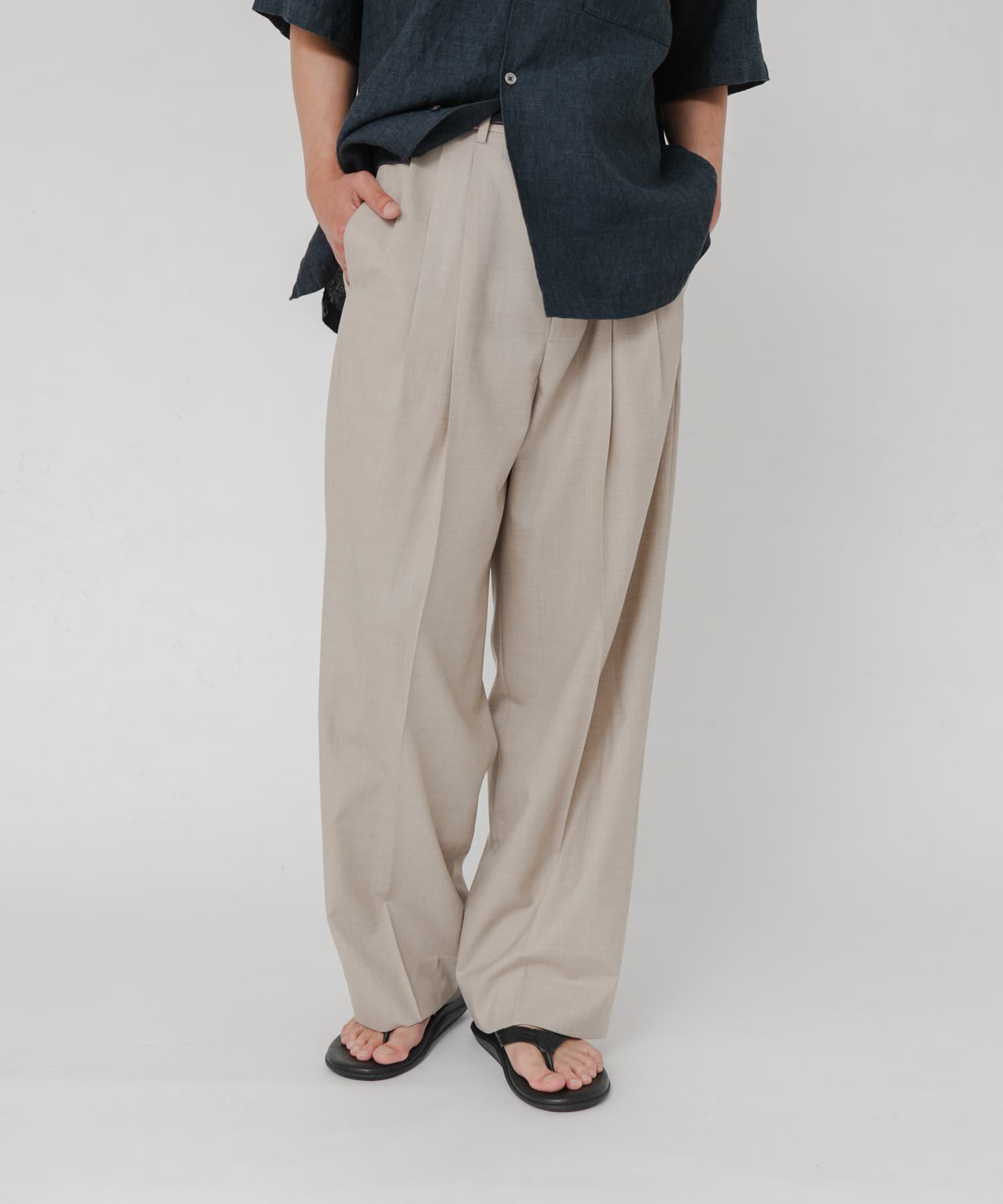 URBAN RESEARCH「『別注』YLEVE&times;URBAN RESEARCH　S120S WOOL 3TACK PANTS」|その他|