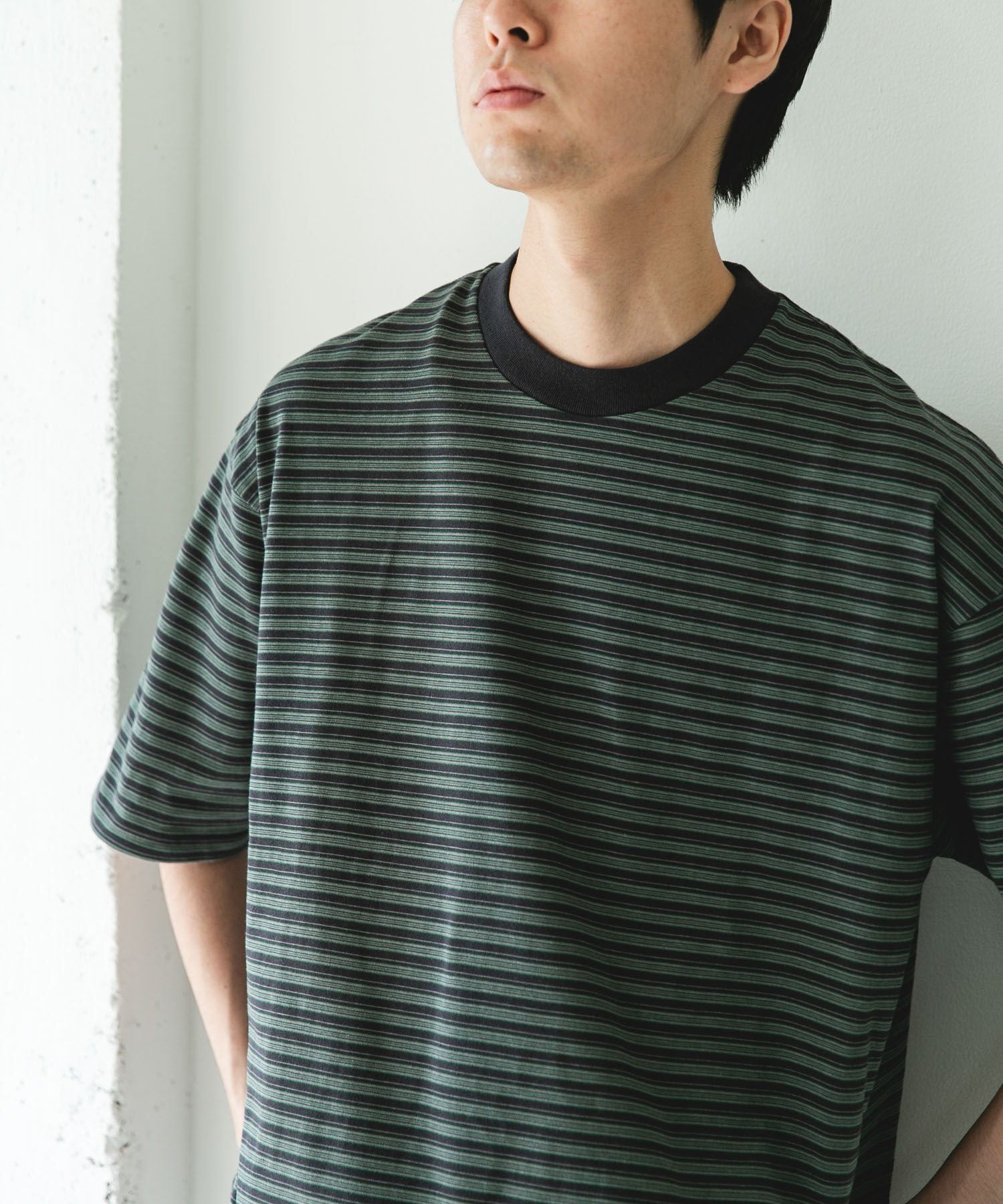 URBAN RESEARCH DOORS「OUTDOOREXCHANGE ボーダーTシャツ」|Tシャツ・カットソー|