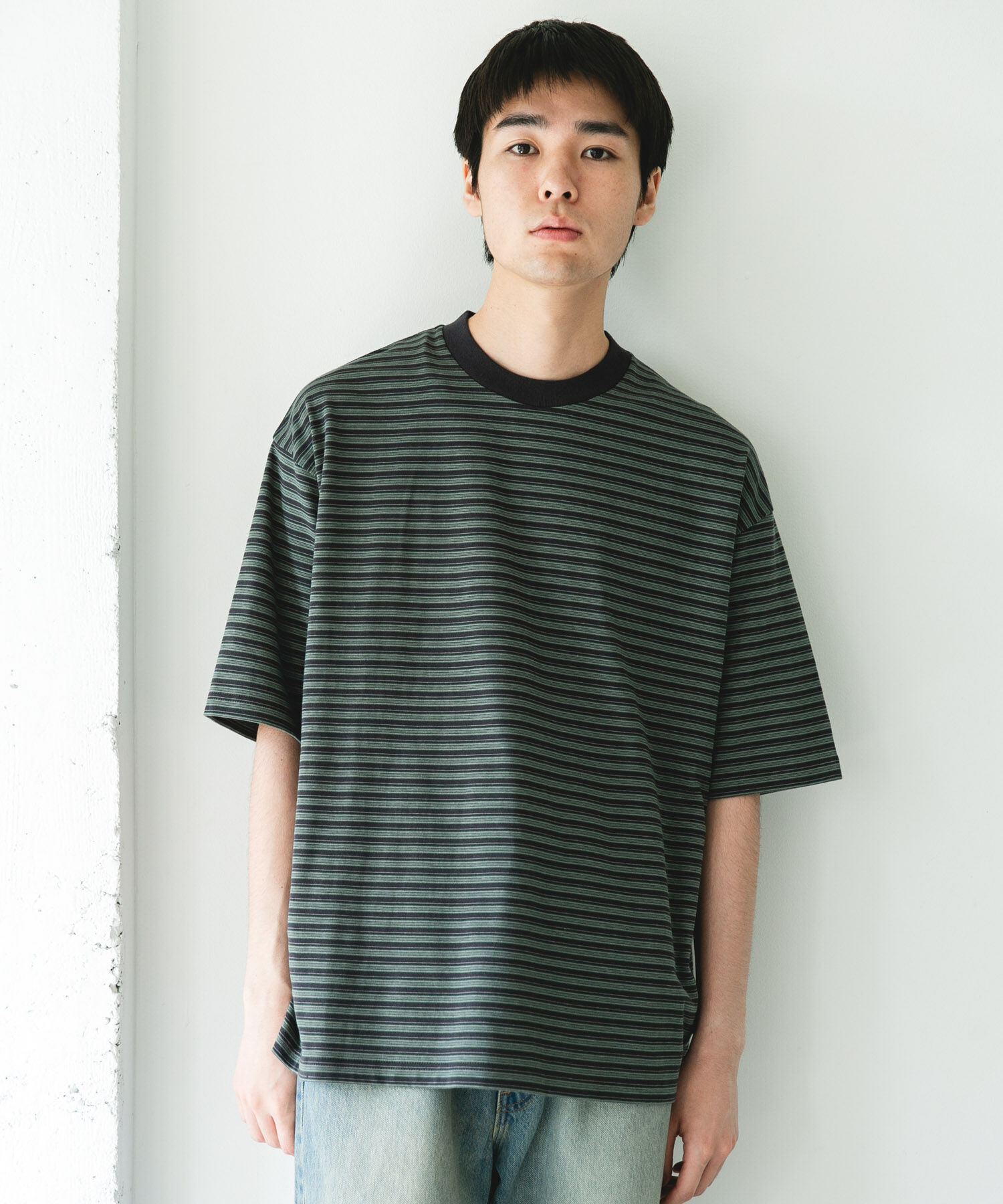 URBAN RESEARCH DOORS「OUTDOOREXCHANGE ボーダーTシャツ」|Tシャツ・カットソー|