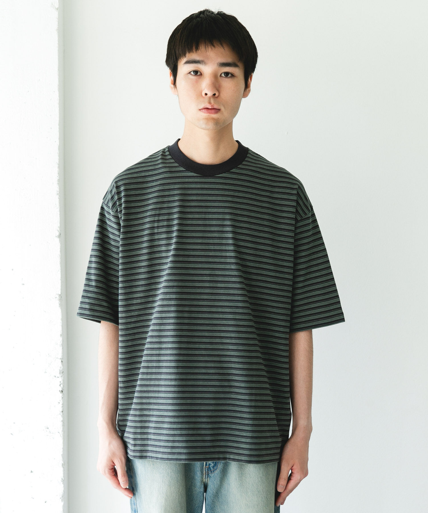 URBAN RESEARCH DOORS「OUTDOOREXCHANGE ボーダーTシャツ」|Tシャツ・カットソー|