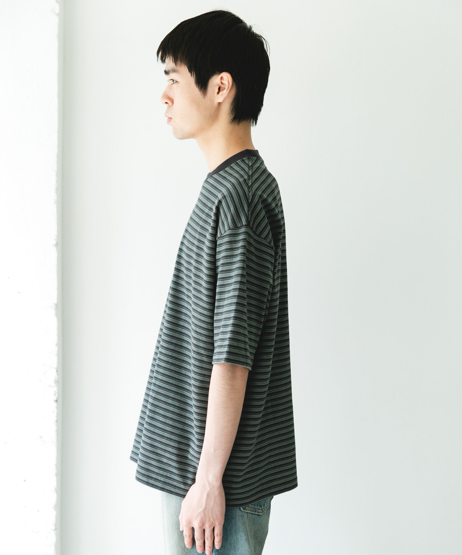 URBAN RESEARCH DOORS「OUTDOOREXCHANGE ボーダーTシャツ」|Tシャツ・カットソー|