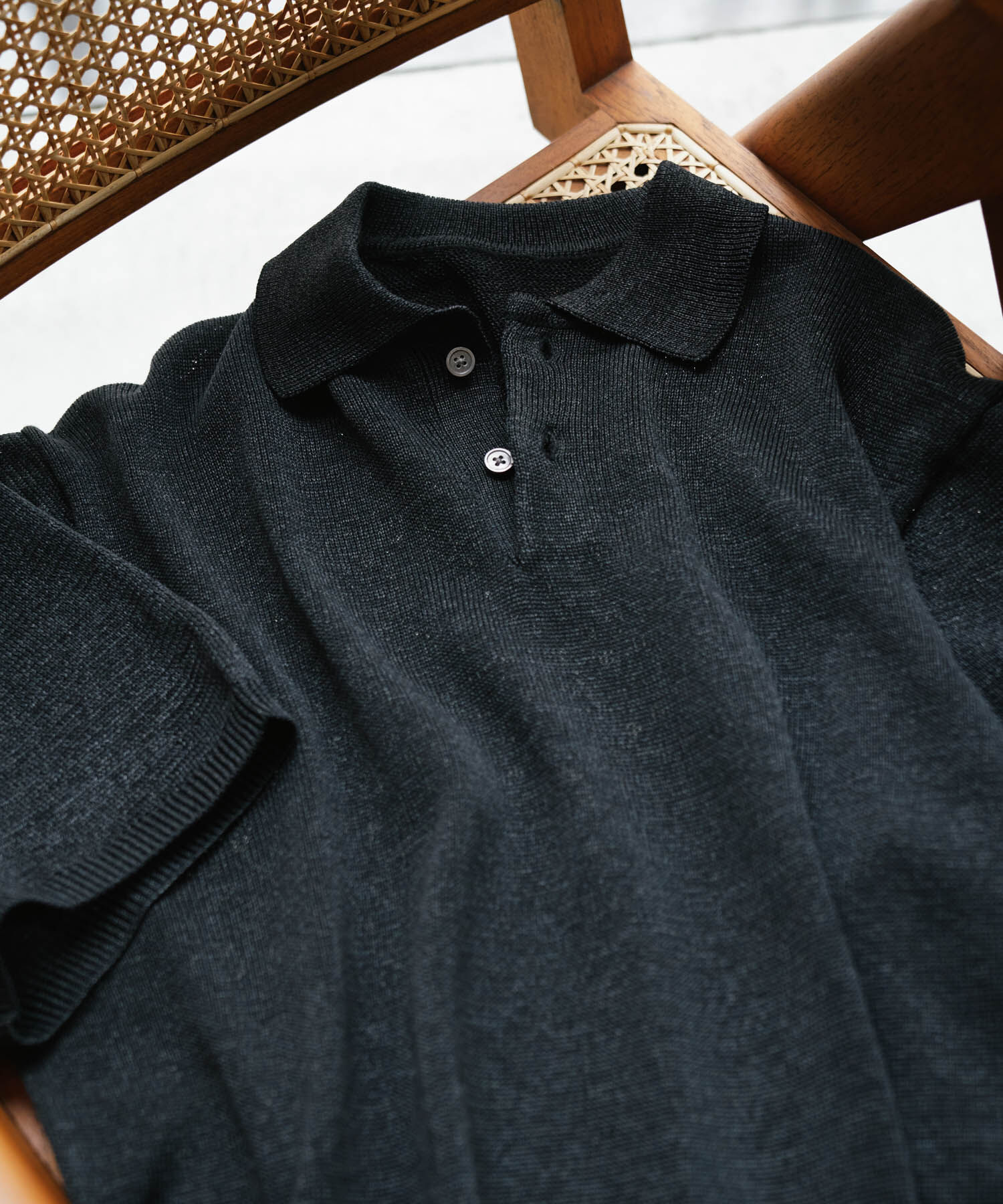 URBAN RESEARCH DOORS「『洗濯可/UVカット』『URTECH』Aircare ショートスリーブニットポロ」|ニット・セーター|