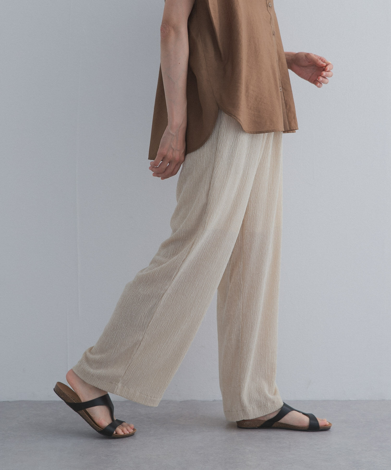 URBAN RESEARCH DOORS「楊柳ストレートイージーパンツ」|その他|