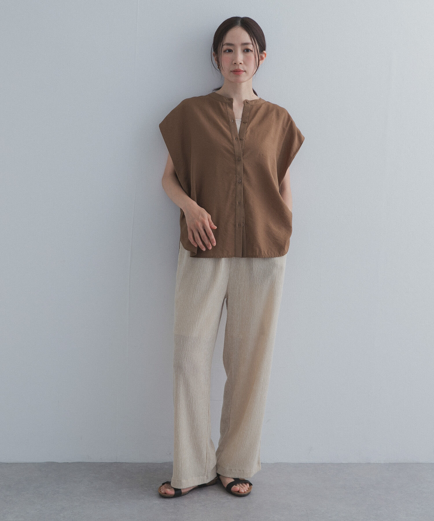 URBAN RESEARCH DOORS「楊柳ストレートイージーパンツ」|その他|