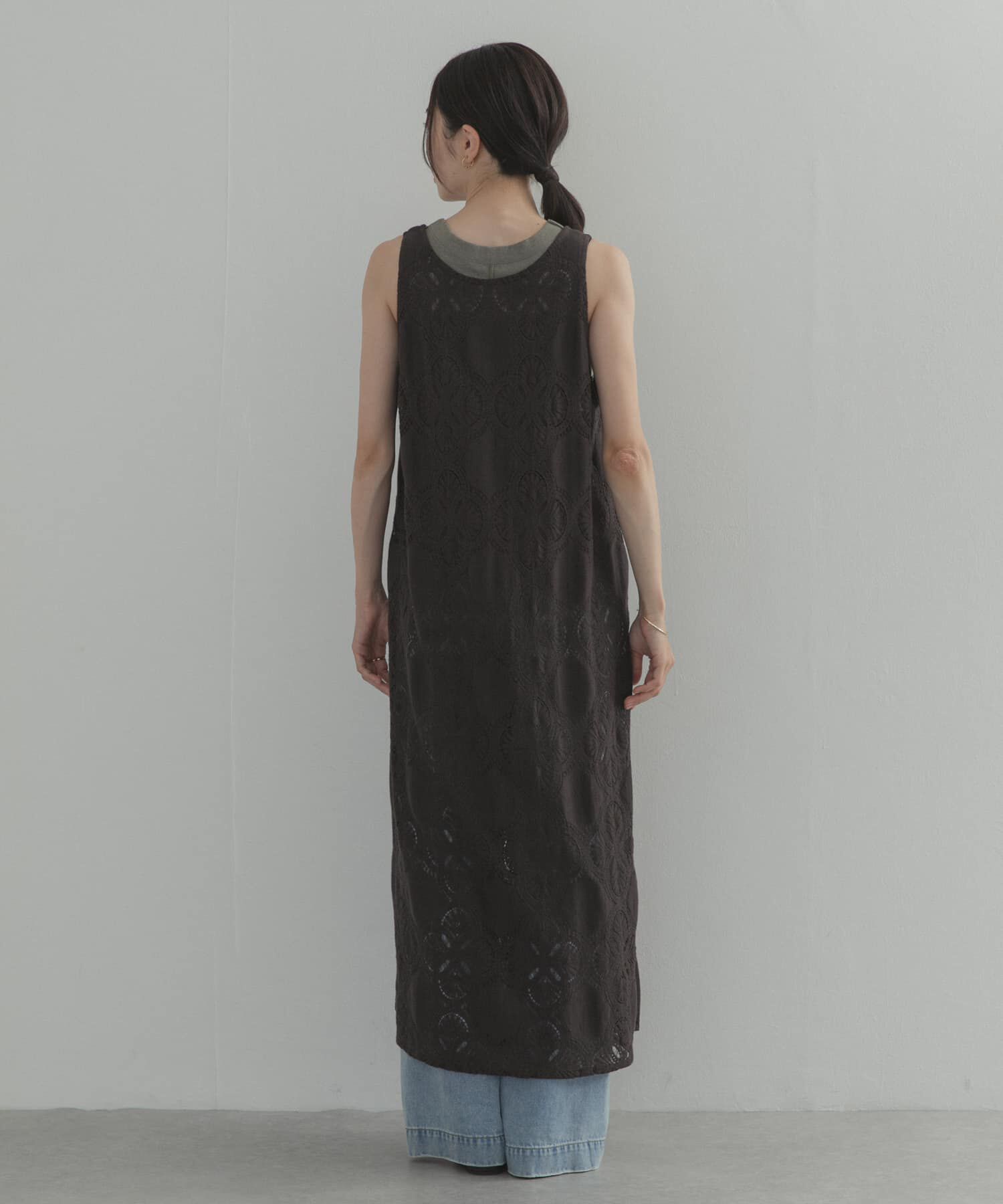 URBAN RESEARCH DOORS「サークルレース2WAYワンピース」|ワンピース|