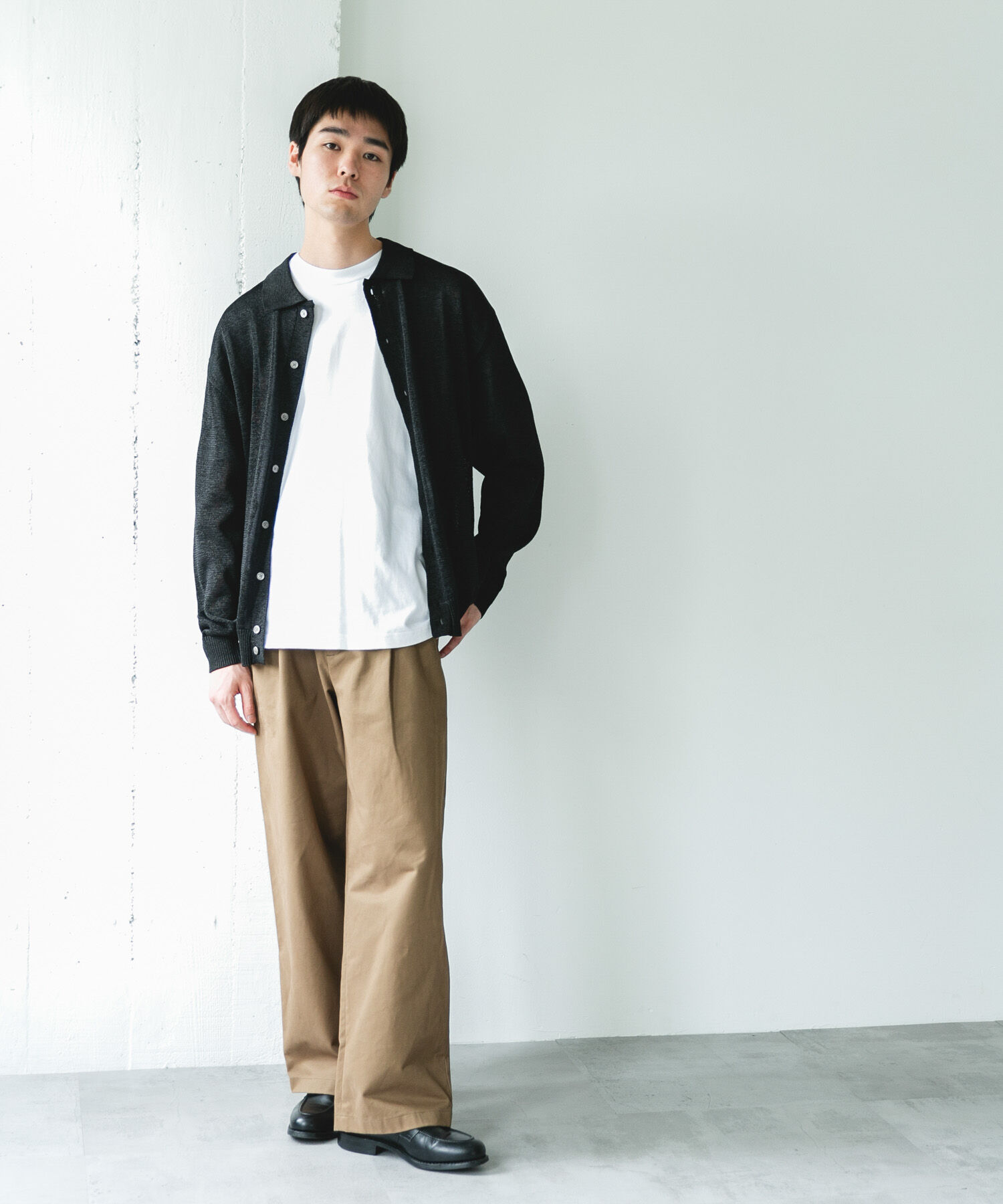 URBAN RESEARCH DOORS「『洗濯可/UVカット』『URTECH』Aircare ロングスリーブシャツカーディガン」|カーディガン|