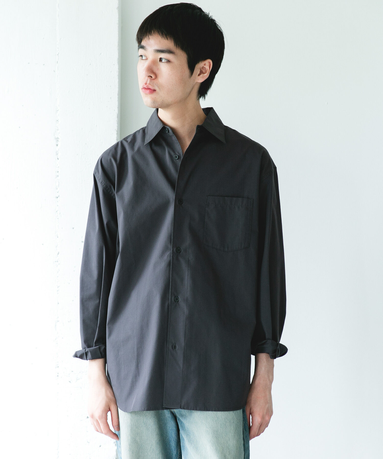 URBAN RESEARCH DOORS「『速乾/イージーケア/UVカット』『URTECH』Aircare ロングスリーブシャツ」|シャツ・ブラウス|
