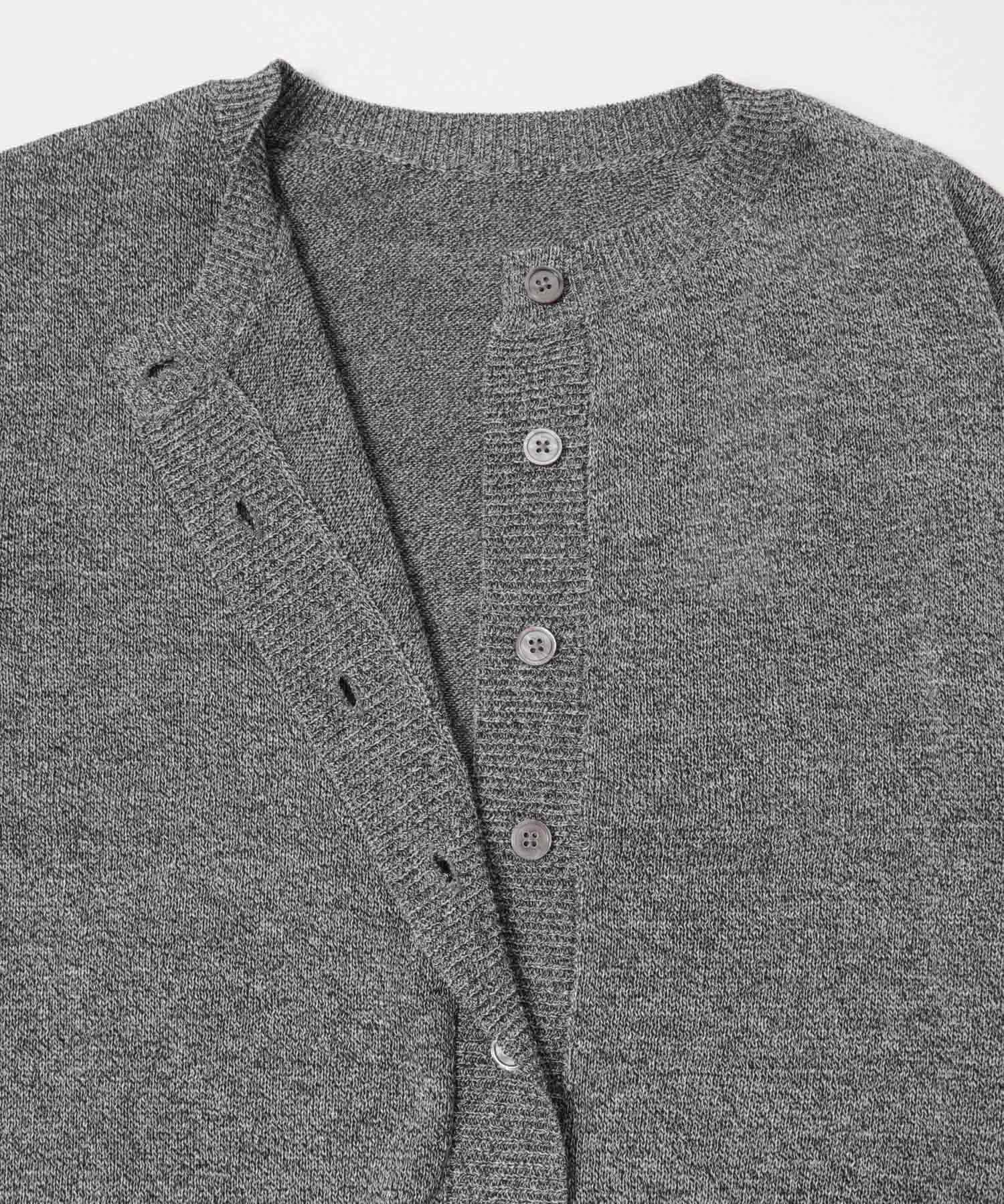 URBAN RESEARCH DOORS「『洗濯可/UVカット』『UR TECH』Aircareニットカーディガン」|カーディガン|