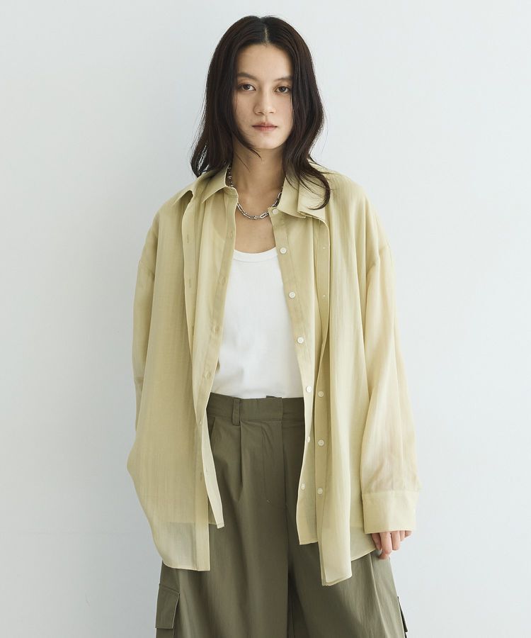 GARAGE OF GOOD CLOTHING「レイヤード風ビッグシャツ」|シャツ・ブラウス|