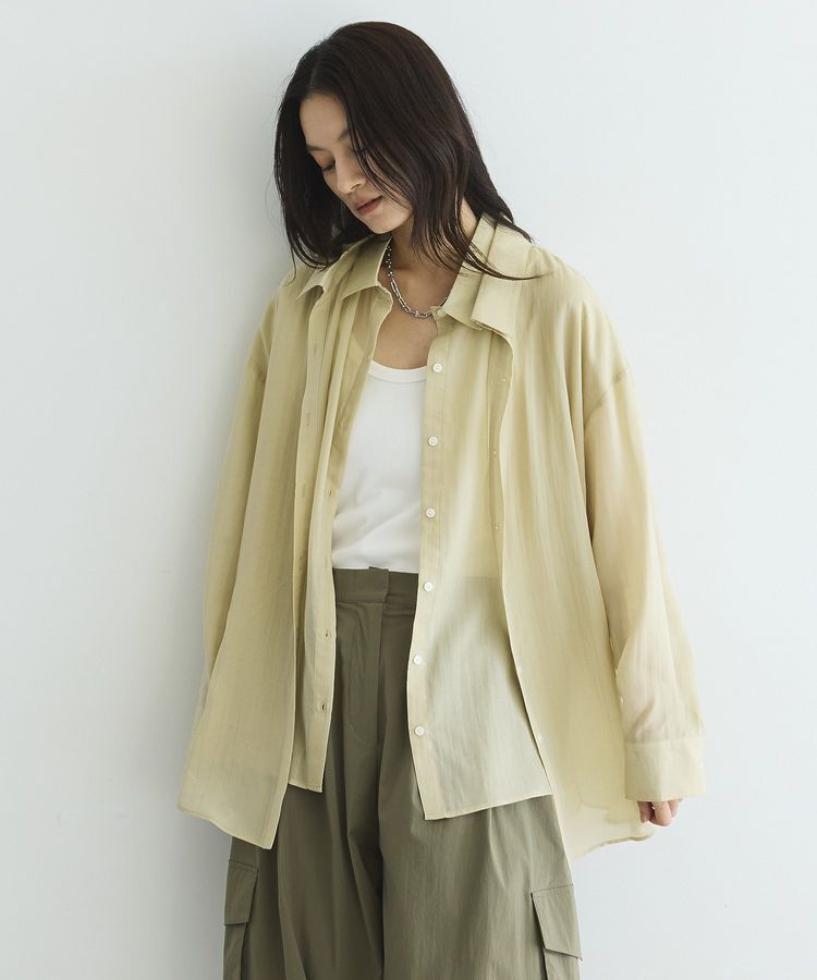 GARAGE OF GOOD CLOTHING「レイヤード風ビッグシャツ」|シャツ・ブラウス|