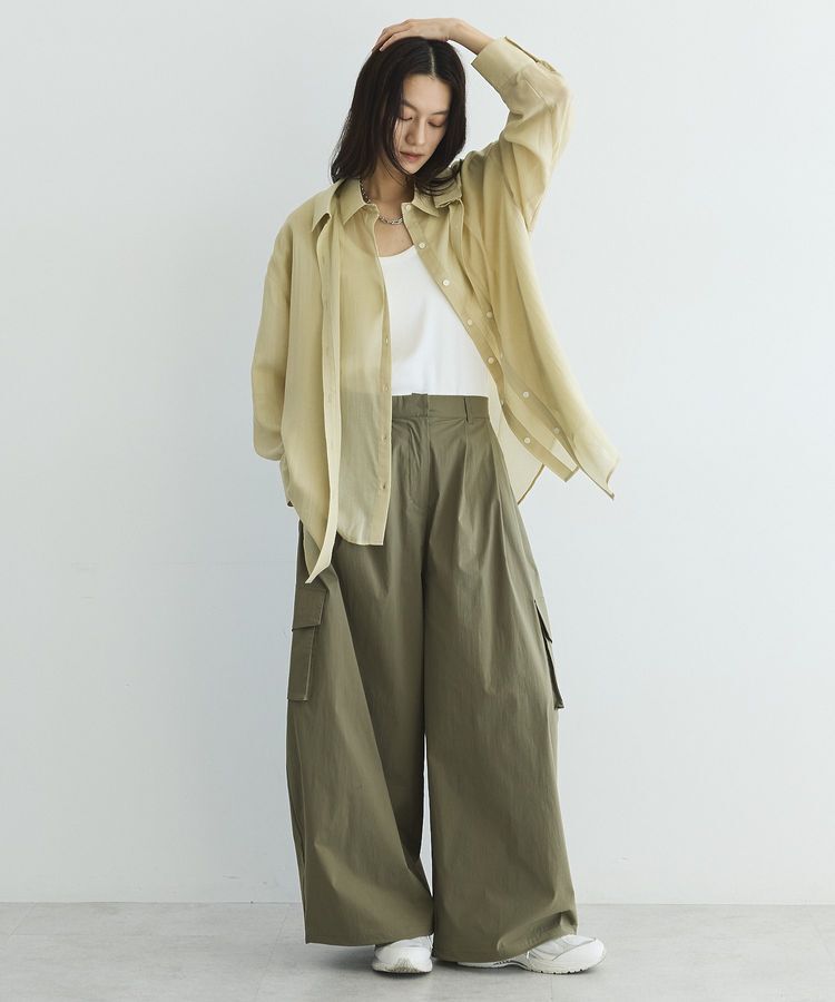 GARAGE OF GOOD CLOTHING「レイヤード風ビッグシャツ」|シャツ・ブラウス|