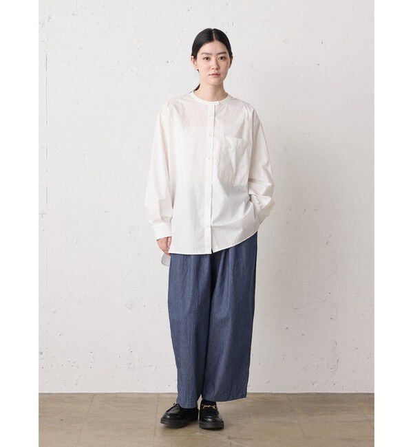 MidiUmi「MidiUmi デニムワイドイージーパンツ」|その他|ブルー