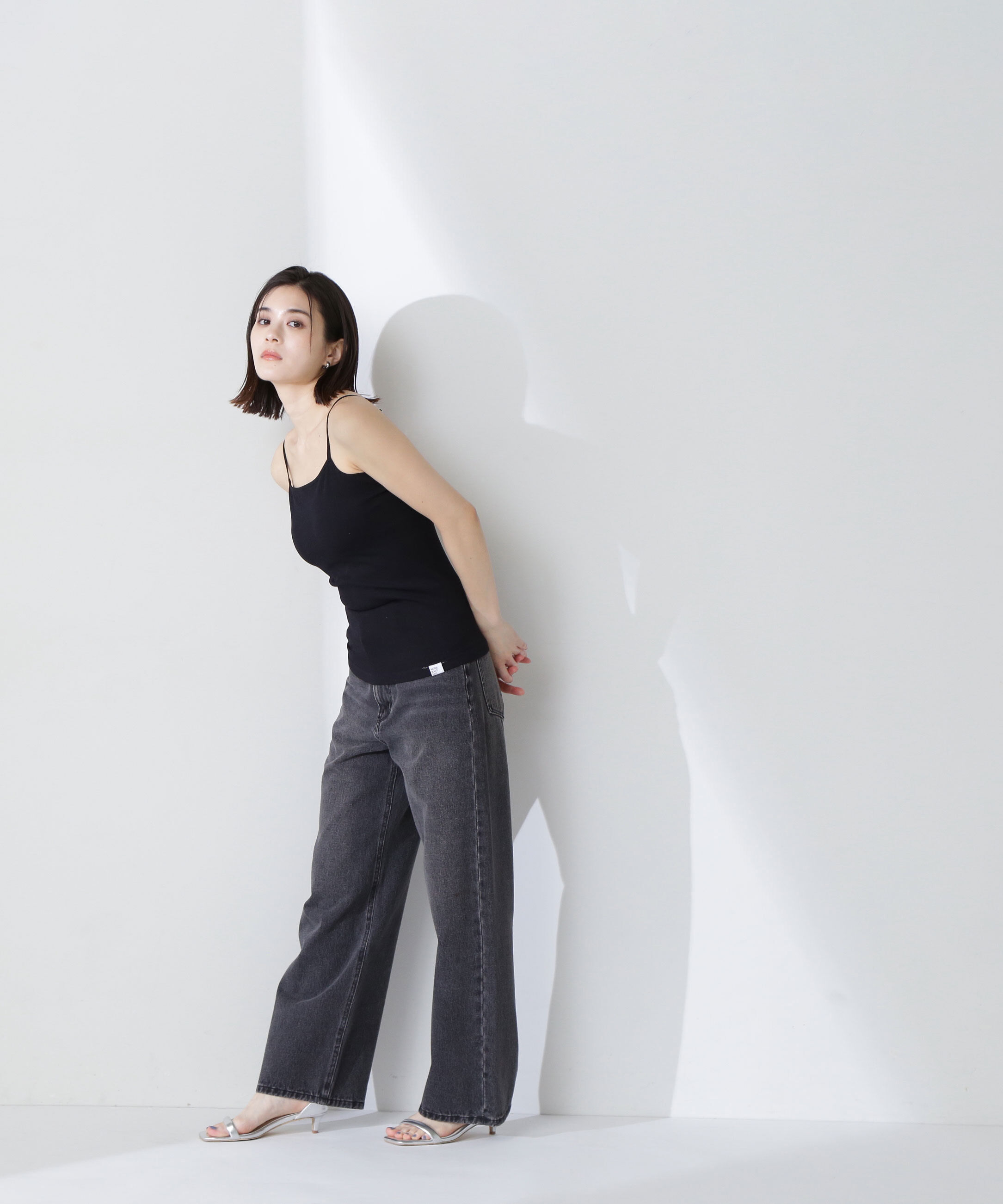  「<Oggi掲載>カップインバックシャンキャミソール」|Tシャツ・カットソー|