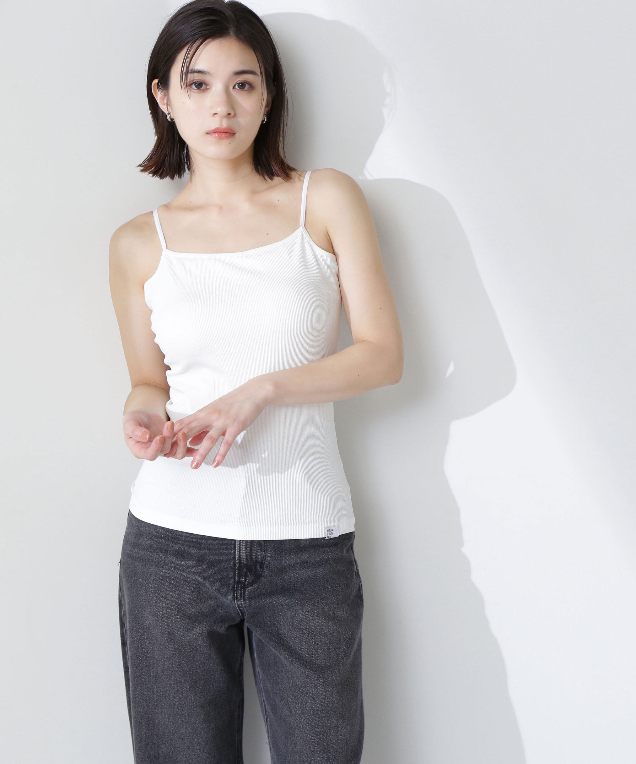  「<Oggi掲載>カップインバックシャンキャミソール」|Tシャツ・カットソー|オフ1