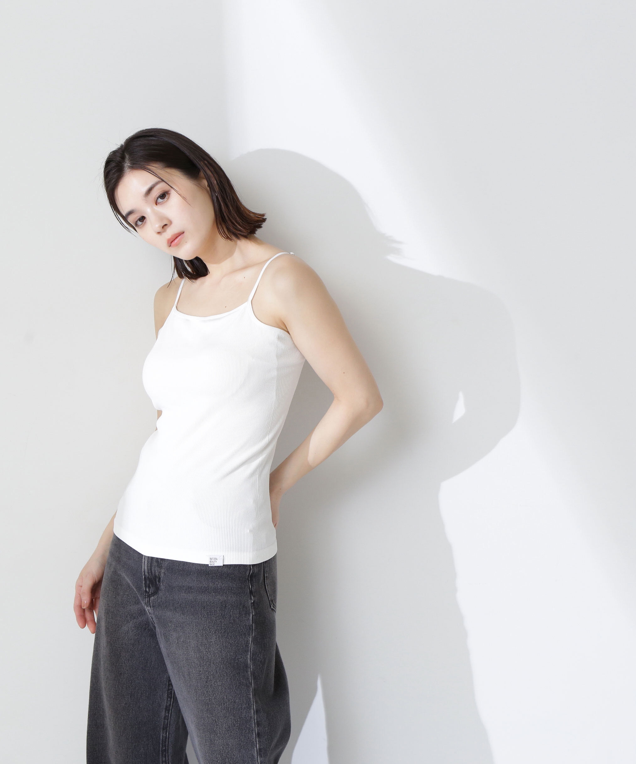  「<Oggi掲載>カップインバックシャンキャミソール」|Tシャツ・カットソー|