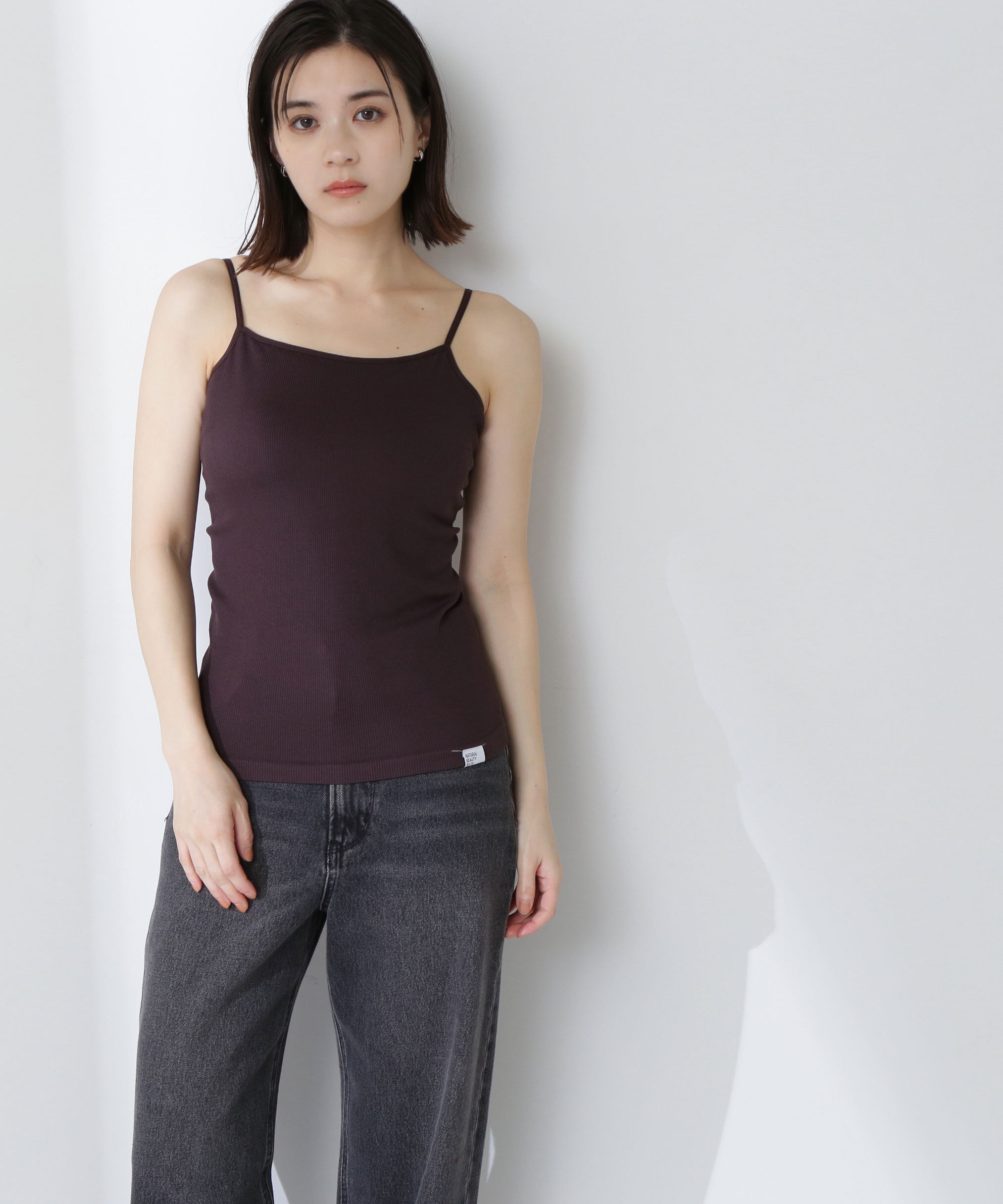 「<Oggi掲載>カップインバックシャンキャミソール」|Tシャツ・カットソー|