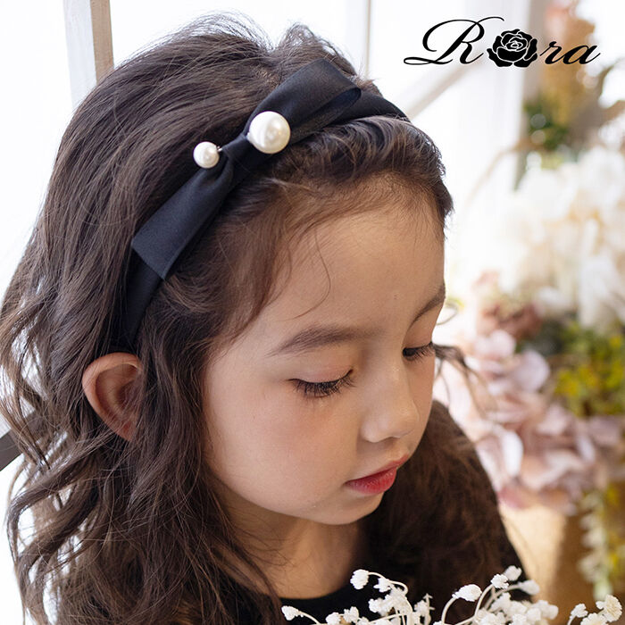 BACKYARD FAMILY「Rora カチューシャ キッズ 通販 エバー パール 髪飾り 髪留め 髪どめ ヘアアクセサリー」|その他|