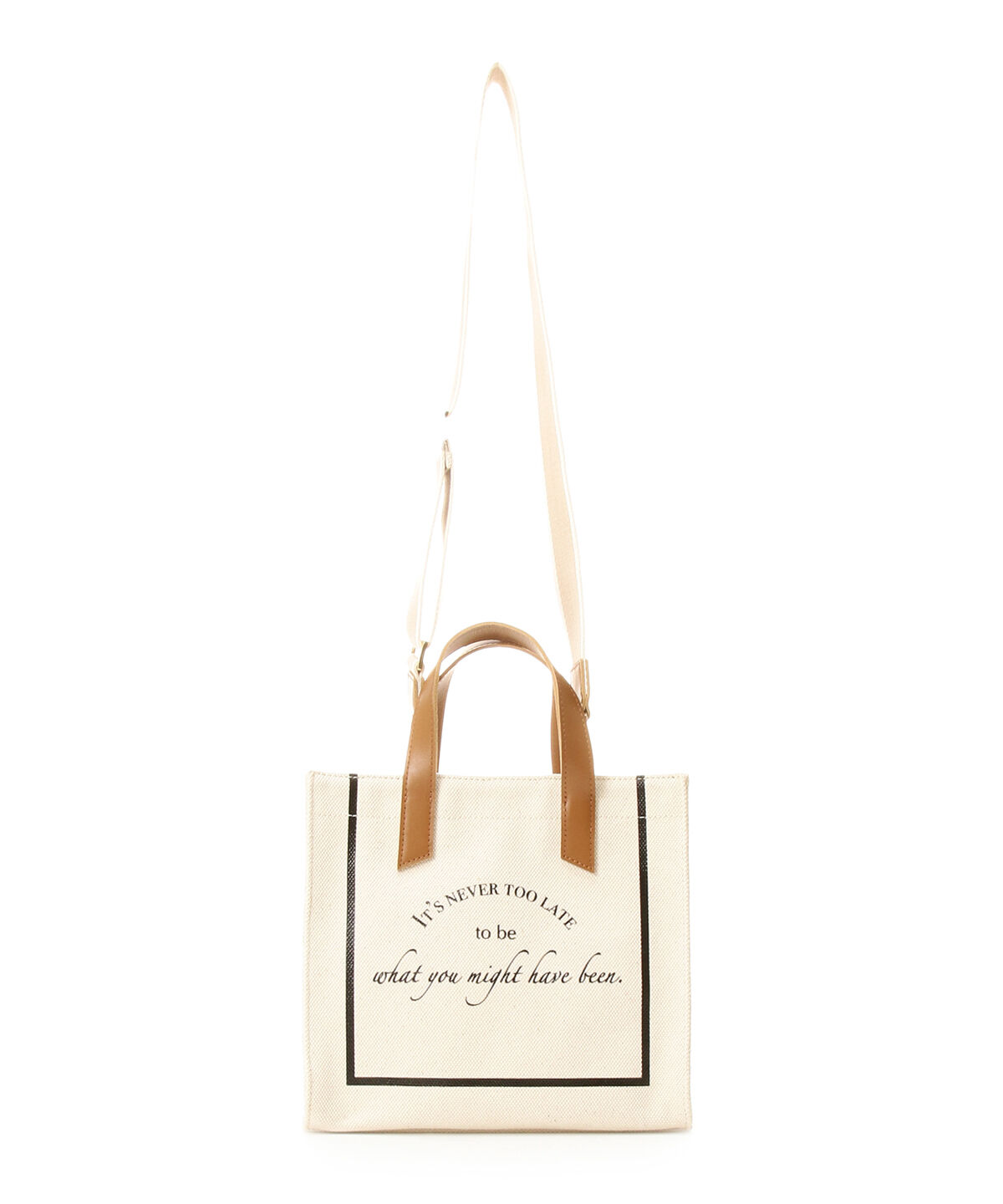 Samantha Thavasa Petit Choice「メッセージキャンバスバッグ」|トートバッグ|