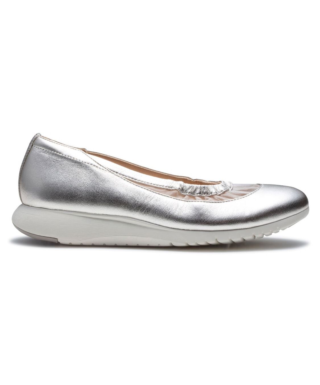 REGAL SHOES「REGAL 【新作】チュールパンプス【ヒール30mm】　商品コード：F96RAF」|パンプス|シルバー